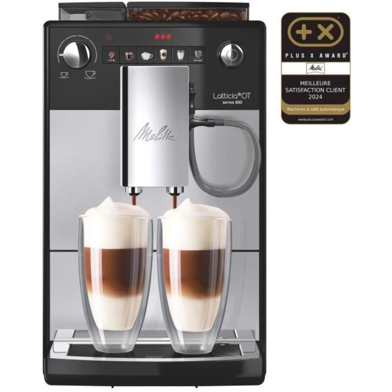 Machine a café automatique Melitta Latticia ot F300-101 - Argent