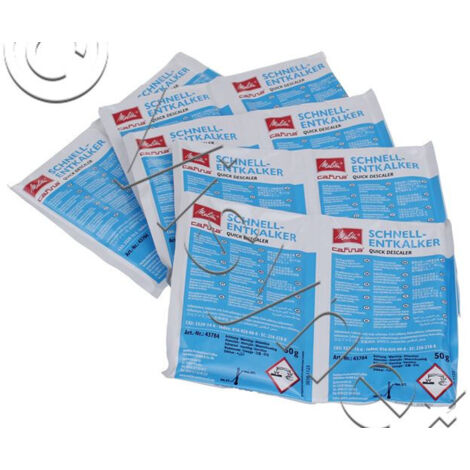 Melitta professional - détartrant rapide 10 x 50gr - 43784 -