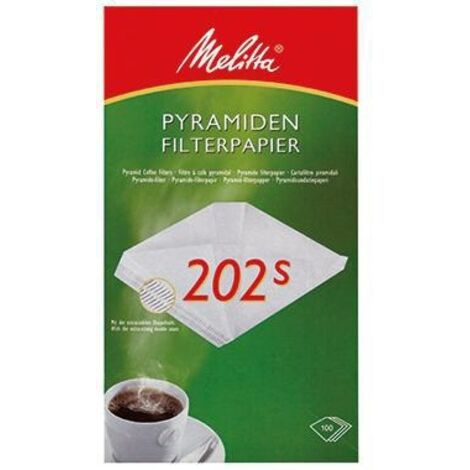 Melitta Professional Pyramidenfilterpapier Pa SF 202 S