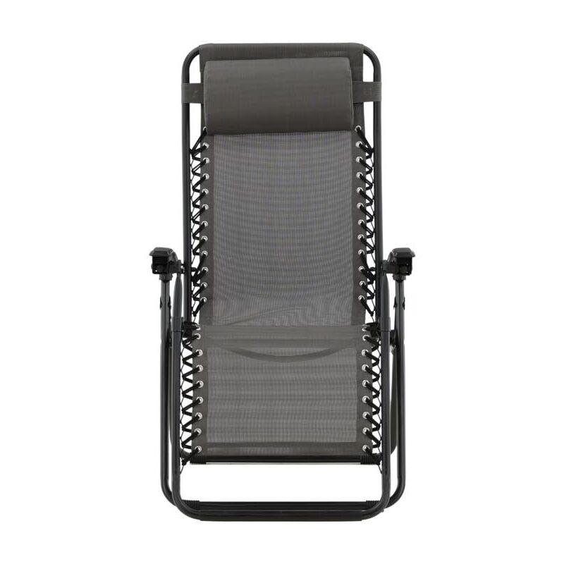 Melker chaise longue gris.