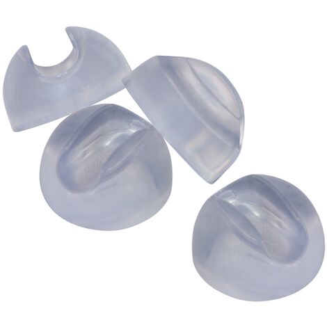 Melko 4x Fußbodenschoner für 12mm Hairpin Legs - Klar