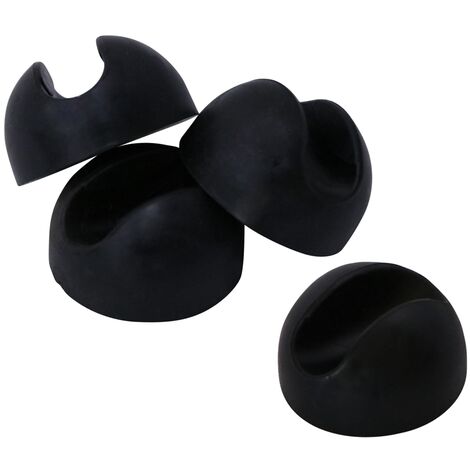 Melko 4x Fußbodenschoner für 12mm Hairpin Legs - Schwarz