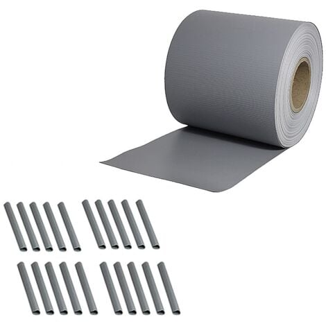 Melko bande de protection de la vie privée PVC double tringle tapis de clôture 65m clôture feuille de protection contre le vent bande de clôture opaque