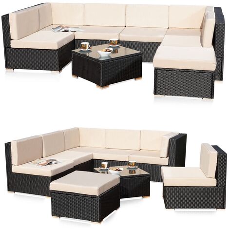 Set da giardino in rattan