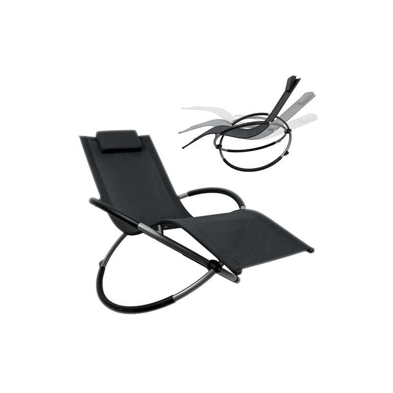 Rocking Lounger chaise longue pliable chaise longue de jardin chaise longue relax chaise longue de plage chaise longue à bascule balcon chaise longue