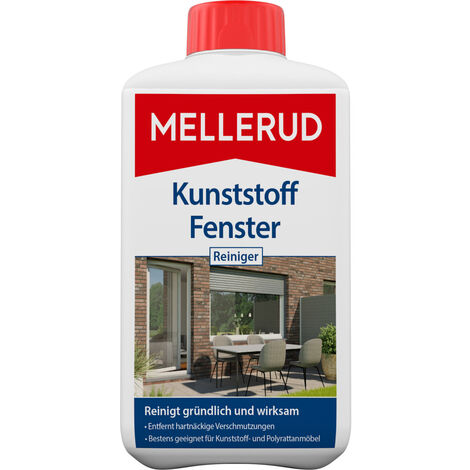 MELLERUD Kunststoff Fenster Reiniger, 1 Ltr
