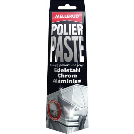 Mellerud Polierpaste für Edelstahl Chrom Aluminium 150ml reinigt & pflegt
