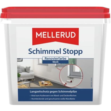 MELLERUD CHEMIE GMBH Mellerud Schimmel Stopp Renovierfarbe 0,75 L Putz- & Pflegemittel