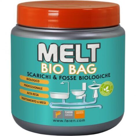 MELT BIO BAG P/SCARICHI E FOSSE BIOLOGICHE 300 G 12 PZ