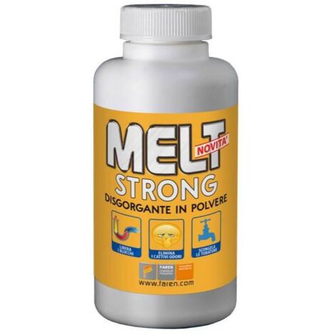 MELT STRONG DISGORGANTE IN POLVERE GR.600. Prezzo per 1 pezzo.