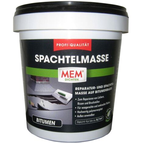 MEM Bitumen Spachtelmasse 1 kg Spachtelmassen