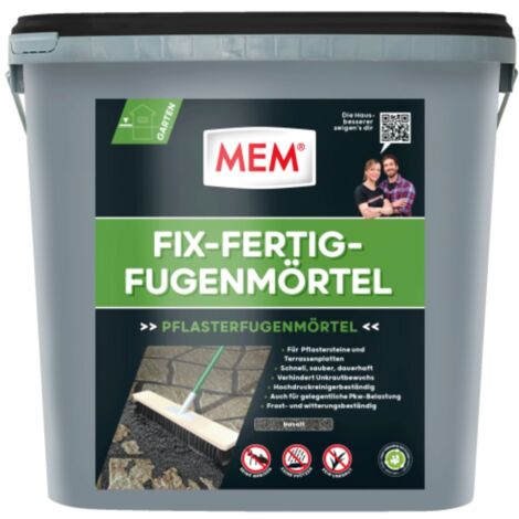 MEM Fix Fertig Fugenmörtel Basalt 25 Kg