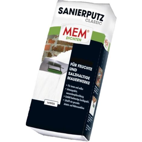 MEM Sanierputz Classic Weiß 25 Kg