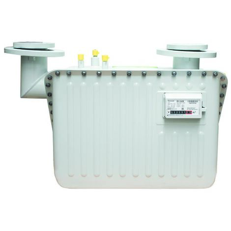 Membran-Fiskalgaszähler g100 dn100 int.710mm port.1-160 mc/h p.max. 0,5bar