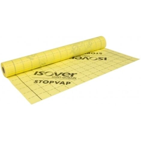 ISOVER Membrana barriera al vapore STOPVAP - 1,5m x 40m - Rotolo di 60m²