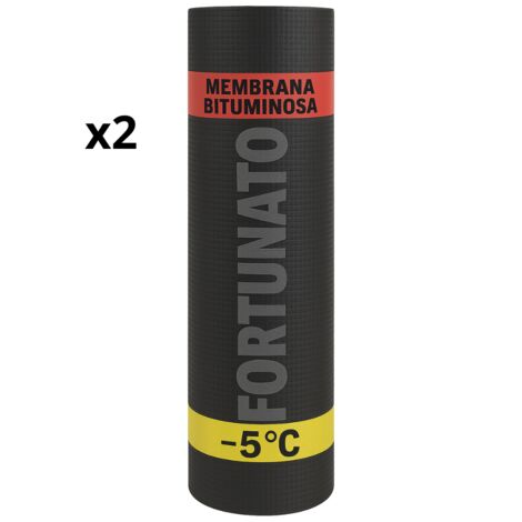 Membrana bituminosa impermeabilizzante casasciutta 4 kg/mq -5°c 2 rotoli 1x10 m