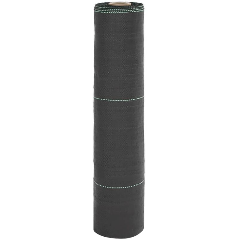 Membrane anti-mauvaises herbes noir 0,5x50 m pp - Vidaxl