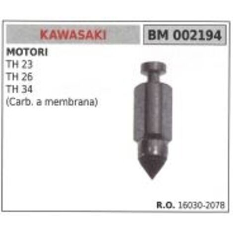 Membrane carburateur aiguille KAWASAKI TH23 TH26 TH34 débroussailleuse 16030-2078