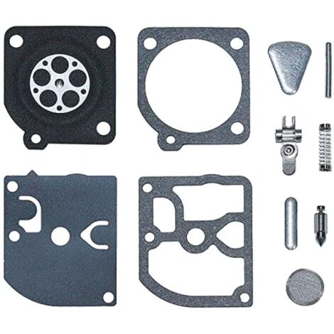 Membrane et Joints Kit pour Carburateur 021 023 025 FS300 FS350, Kit de Réparation Zama RB41 Pièces Accessoire Compatibles avec la Série Zama C1Q