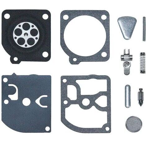 Membrane et Joints Kit pour Carburateur STIHL 021 023 025 FS300 FS350, Kit de Réparation Zama RB41 Pièces Accessoire Compatibles avec la Série Zama C1Q