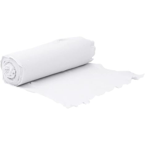 Membrane géotextile blanc 1 x 10 m fibre de polyester CFW413368