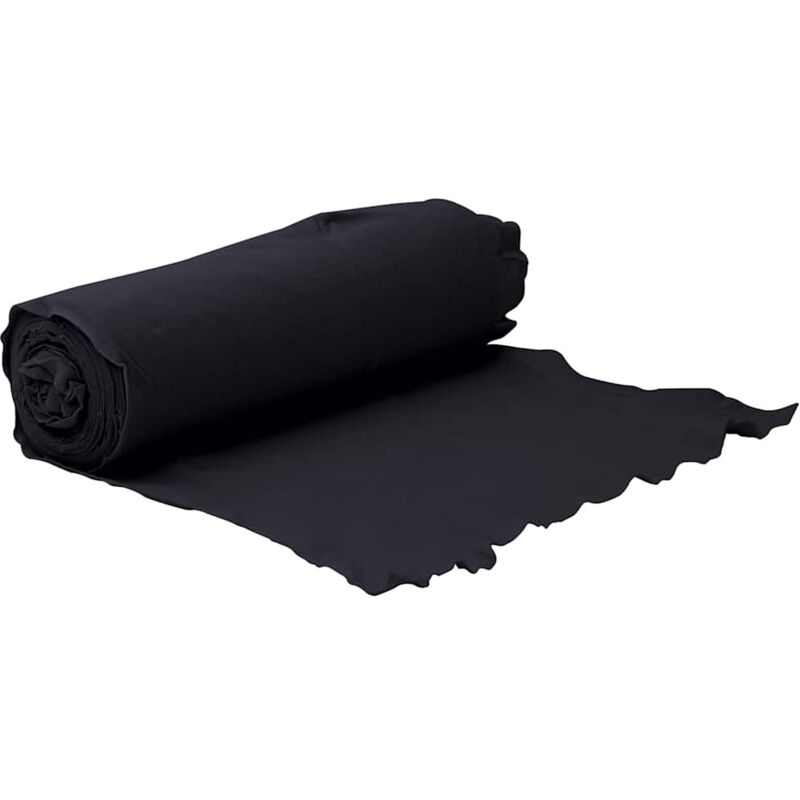 Vidaxl - Membrane géotextile noir 1 x 10 m fibre de polyester