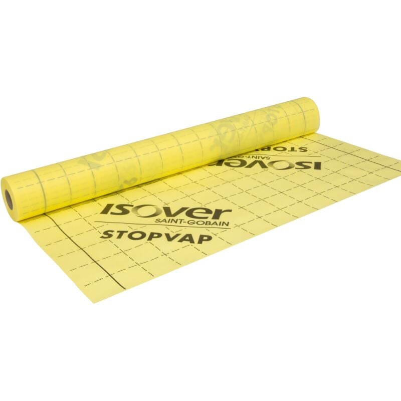 Isover - Membrane pare-vapeur stopvap - 1,5m x 40m - Rouleau de 60m²