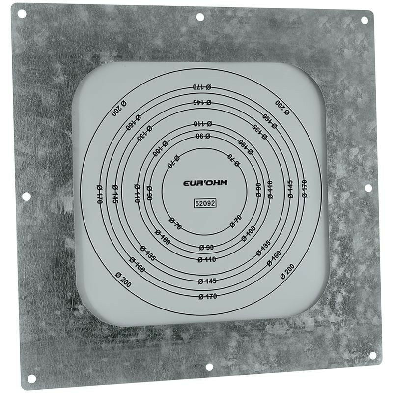 Membrane de passage étanche 30x30 sans cadre diamètre 80/200 (52092)