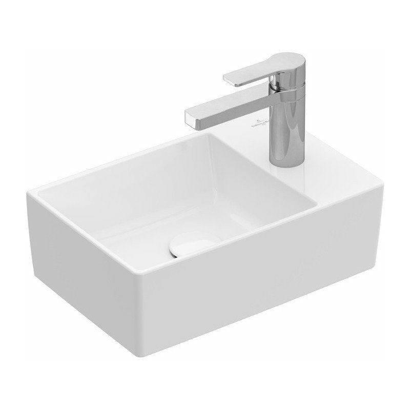 

Memento 2.0, Lavabo, 400 x 260 mm, Rectangular, modelo de suelo, para grifería de 1 orificio, orificio para grifería perforado, sin rebosadero, Los