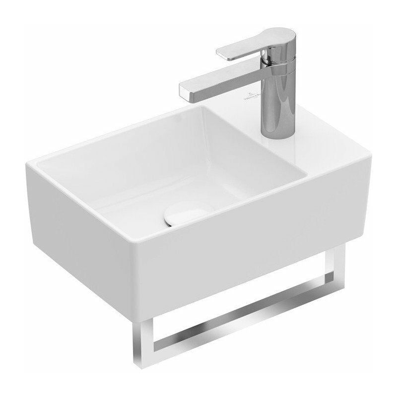 

Memento 2.0, Lavabo, 400 x 260 mm, Rectangular, para grifería de 1 orificio, orificio para grifo perforado, sin rebosadero, Los modelos sin