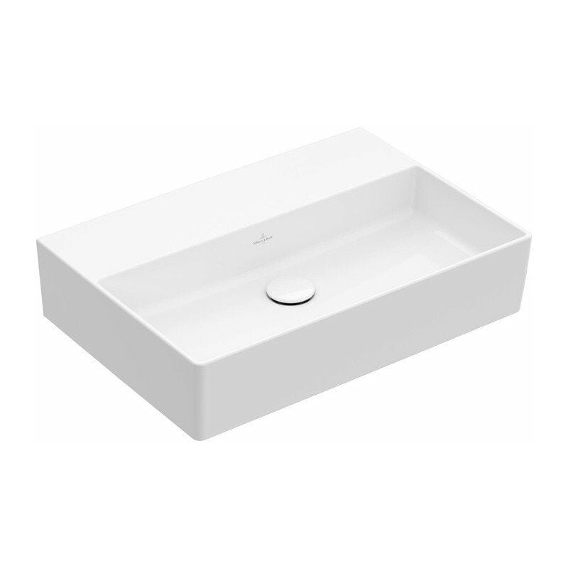 

Villeroy&boch - Memento 2.0, Lavabos de pared, 500 x 420 mm, Rectangular, modelo de suelo, para grifería de pared, sin orificio para grifería, sin