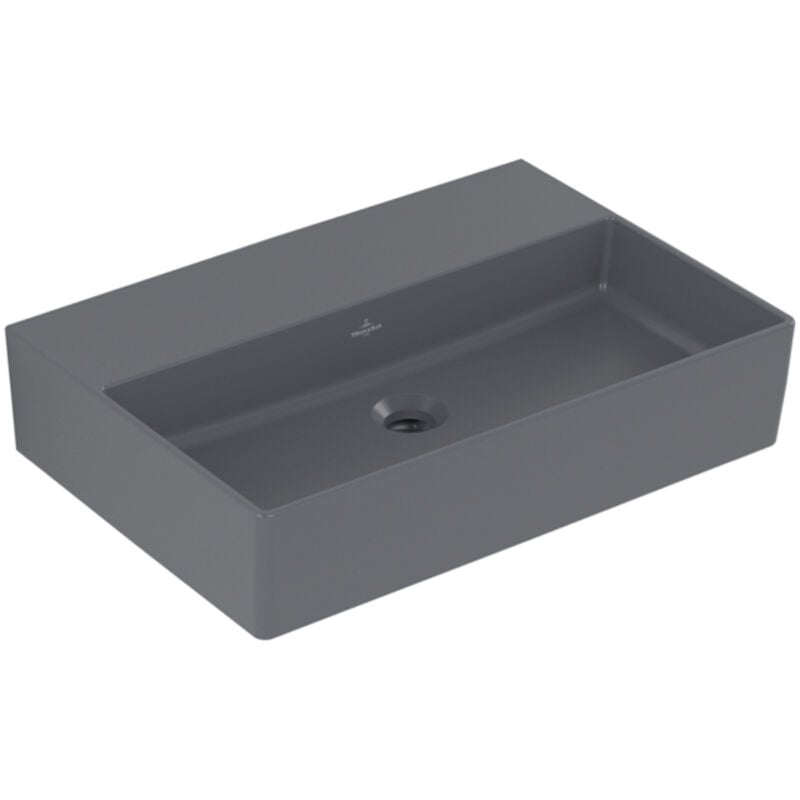 

Villeroy&boch - Memento 2.0, Lavabos de pared, 600 x 420 mm, Rectangular, para grifería de pared, sin orificio para grifería, sin rebosadero, Los