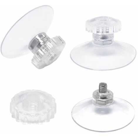 Memkey – Lot de 30 ventouses transparentes Ø 45 mm – Capacité de charge jusqu'à 2 kg – Pour surfaces lisses et non poreuses – Installation facile
