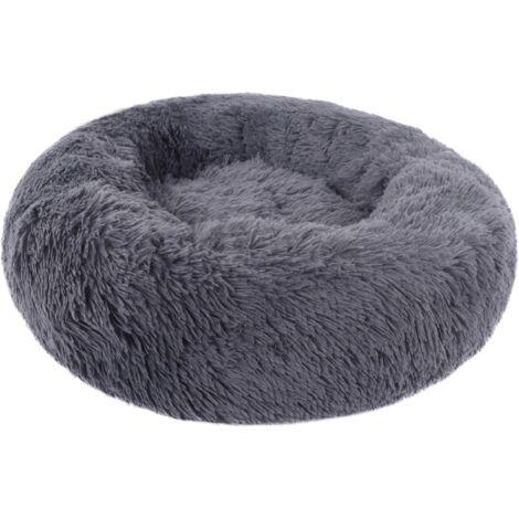 Memkey – Panier pour chat et petit chien – Lit donut 40 cm – Tissu doux et antidérapant – Confort optimal pour animaux de compagnie