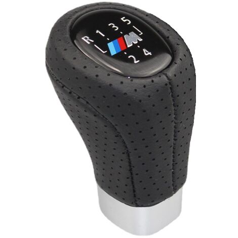 Memkey – Pommeau de levier de vitesse 5 vitesses pour BMW E34 E36 E38 E39 E46 E53 E60 E61 E63 E64 E83 E90 E91 E92 E93 – Ergonomique et durable – Installation facile