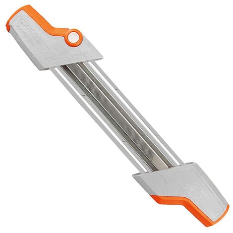 Memkey Porte-lime 2 en 1 pour chaîne de tronçonneuse 3/8" P Ø 4,0 mm