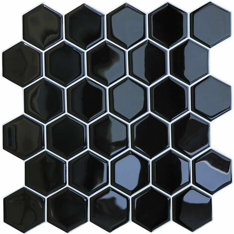Memkey – Stickers carrelage adhésif 3D pour cuisine et salle de bain – Imperméable et résistant à l'huile – Lot de 4 feuilles 25,4 x 24,9 cm