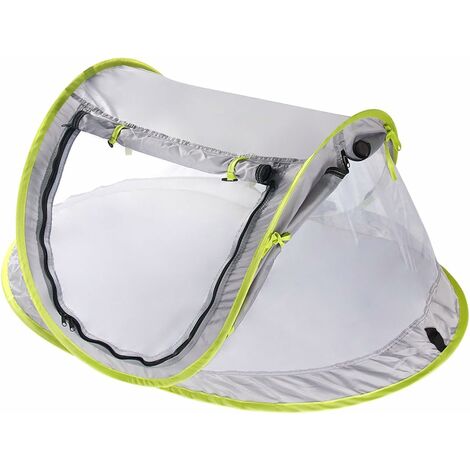 Memkey – Tente de plage pliante pour bébé 0-2 ans – Dimensions 110x65x50 cm – Matériau taffetas polyester 210T UPF 50+ – Moustiquaire anti-UV