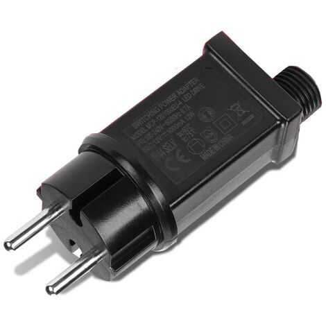 Memkey – Transformateur LED 12V 12W étanche IP44 – Pour guirlandes lumineuses intérieures et extérieures – Protection contre courts-circuits