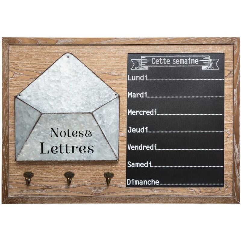 Atmosphera - Mémo ardoise Emil 70x48cm créateur d'intérieur