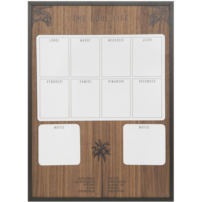 Atmosphera - Mémo Floriane bois 54x76cm créateur d'intérieur