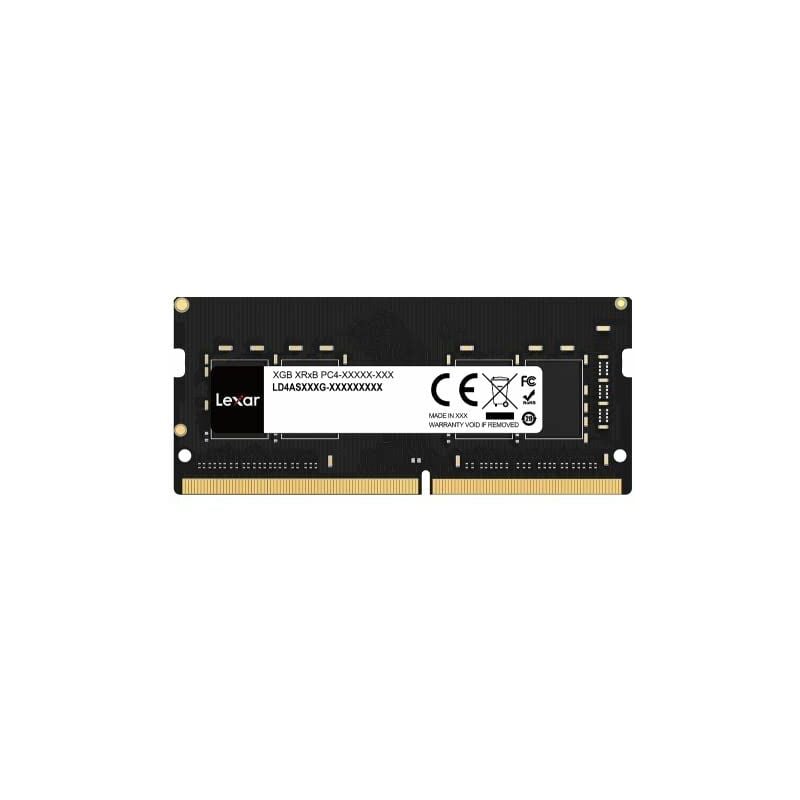Lexar - Barrette mémoire 16Go dimm DDR4 PC4-25600 (3200Mhz) (Noir)