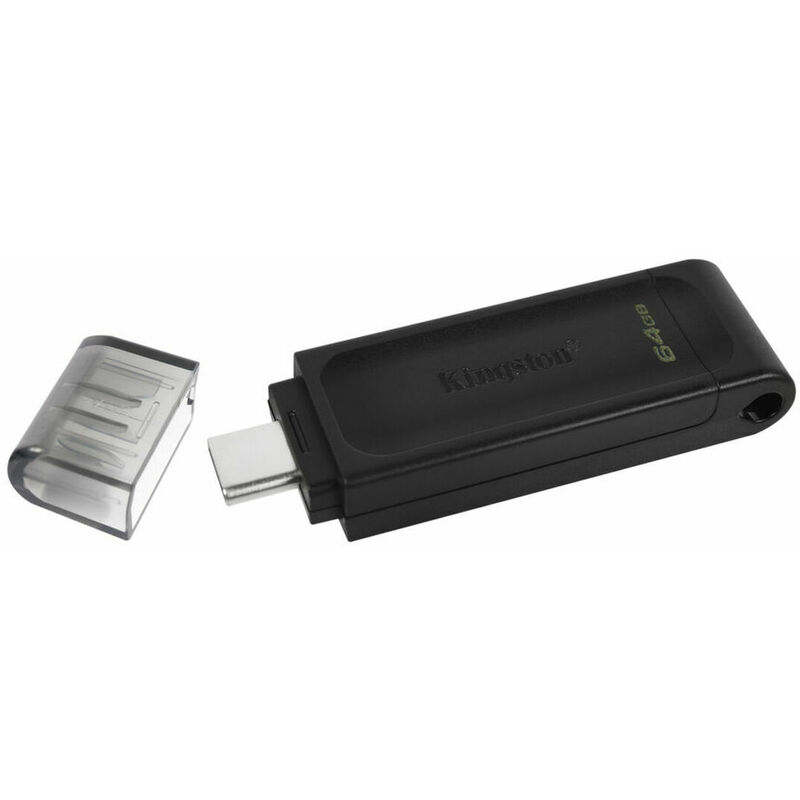 

Kingston Memoria USB Kingston usb c Negro Memoria USB 64 GB