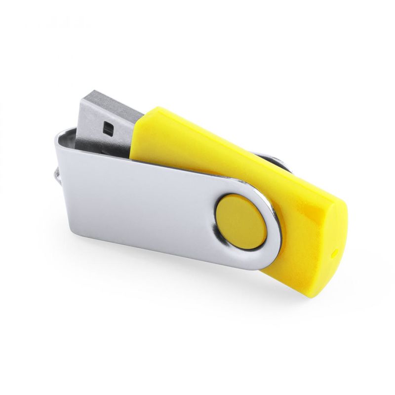 

MEMORIA USB REBIK 16GB Amarillo