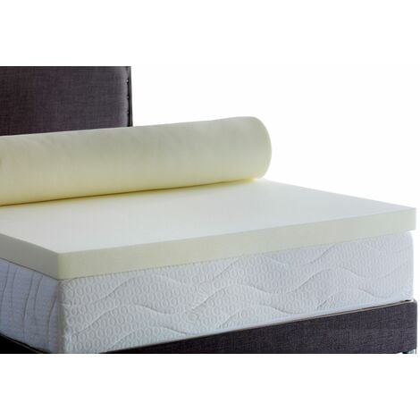 main image of "Memory Foam Mattress Topper 5000 with Cover, 2 inch - With Cover, 3FT Single"