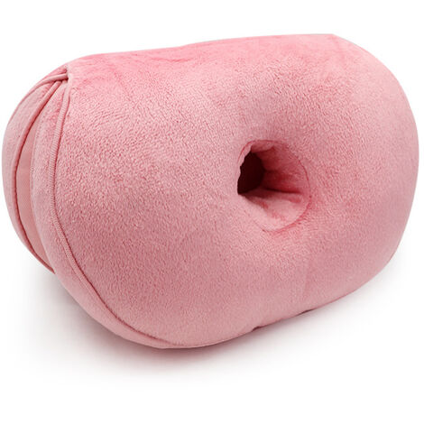 Memory Foam Orthopedic Seat Cushion, Folding Sit Bone Relief Cushion For Butt, Sciatica/coccygeal Pain, Family, Office，Size:45  31 10cm,Pink