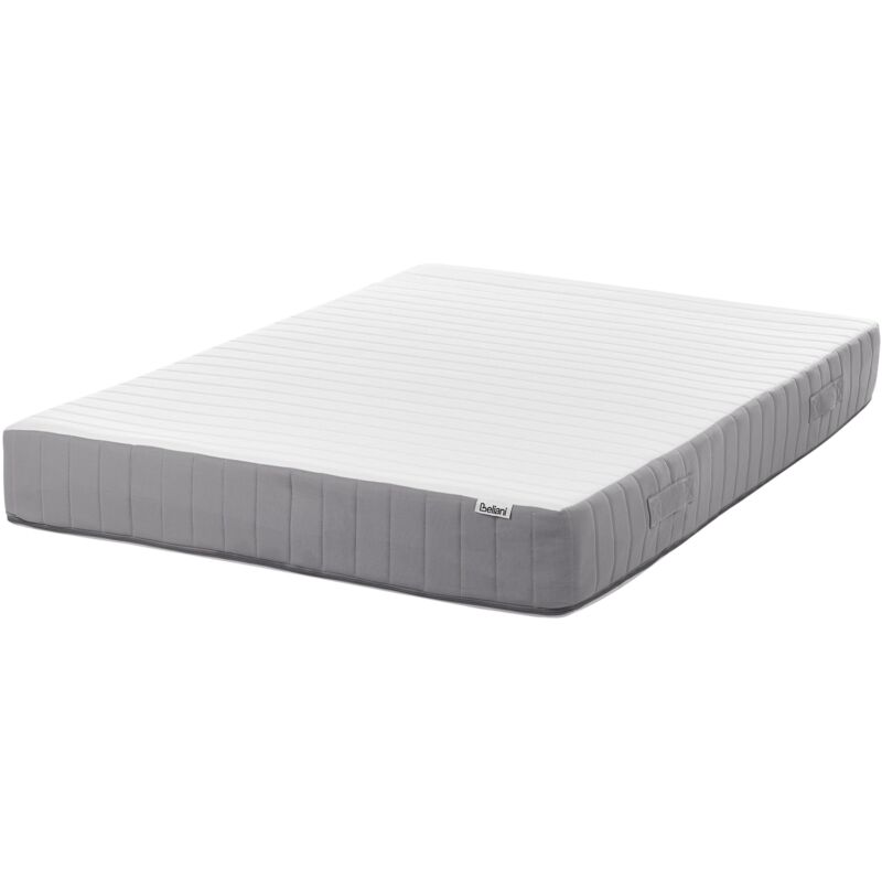 Beliani Pocket Sprung Mattress Eu Small Double Size With Handles Cooling Memory Foam Filling Removable Cover 4ft Firm Modern Design Quilted Breez
