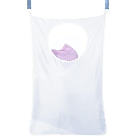 Ménage à Suspendre Panier à Linge Sac au-Dessus de la Porte Grande contenance Sale Vêtements Sac de Rangement Portable Durable Tissu Oxford Sac de Recyclage