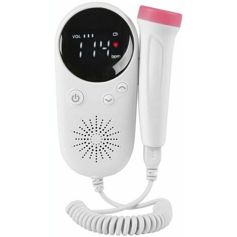 Ménage Doppler fœtal bébé moniteur cardiaque prénatal affichage LCD fœtus-compteur vocal femme enceinte produit de soin quotidien