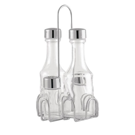 Ménagère 4 Pièces Support en Inox - Comas